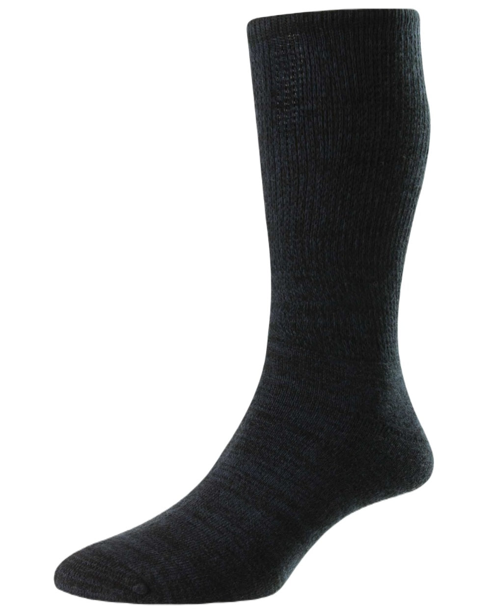 Black Navy coloured HJ Hall Diabetic Lightweight Cotton Socks on white background