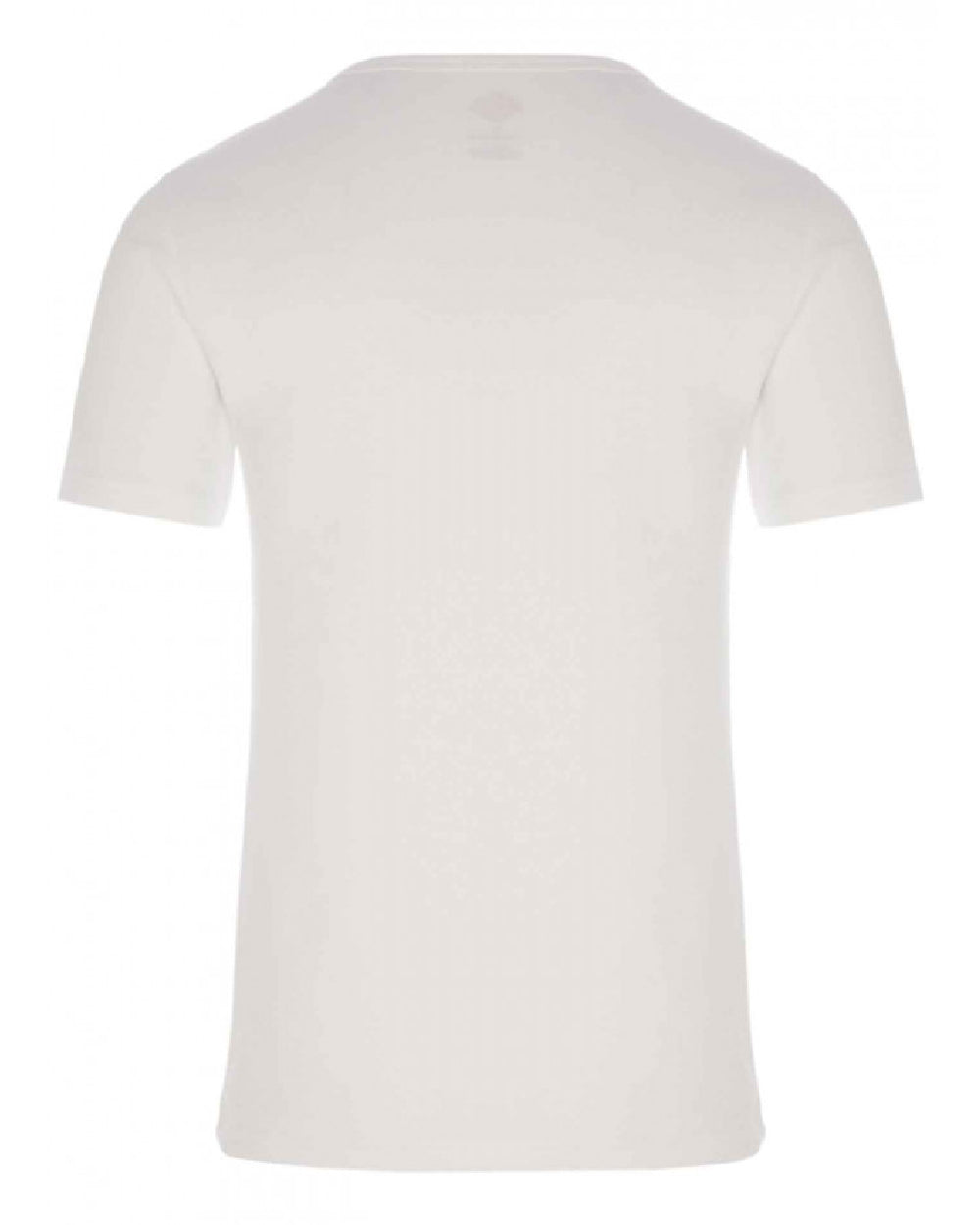 White coloured HJ Hall Mens Cotton Rich Thermal T-shirt on white background