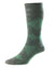 HJ Hall Argyle Wool Softop Socks In Black Green #colour_black-green