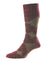 HJ Hall Argyle Wool Softop Socks In Burgundy Taupe #colour_burgundy-taupe
