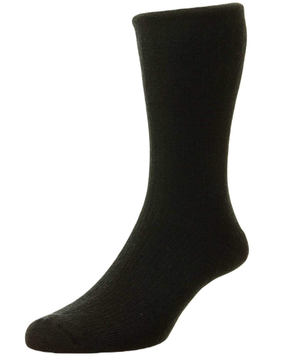HJ Hall Cushion Sole Wool Softop Socks In Black