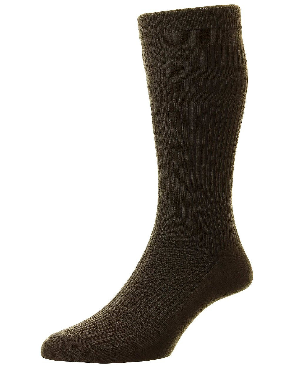 HJ Hall Original Wool Soft Top in Dark Brown
