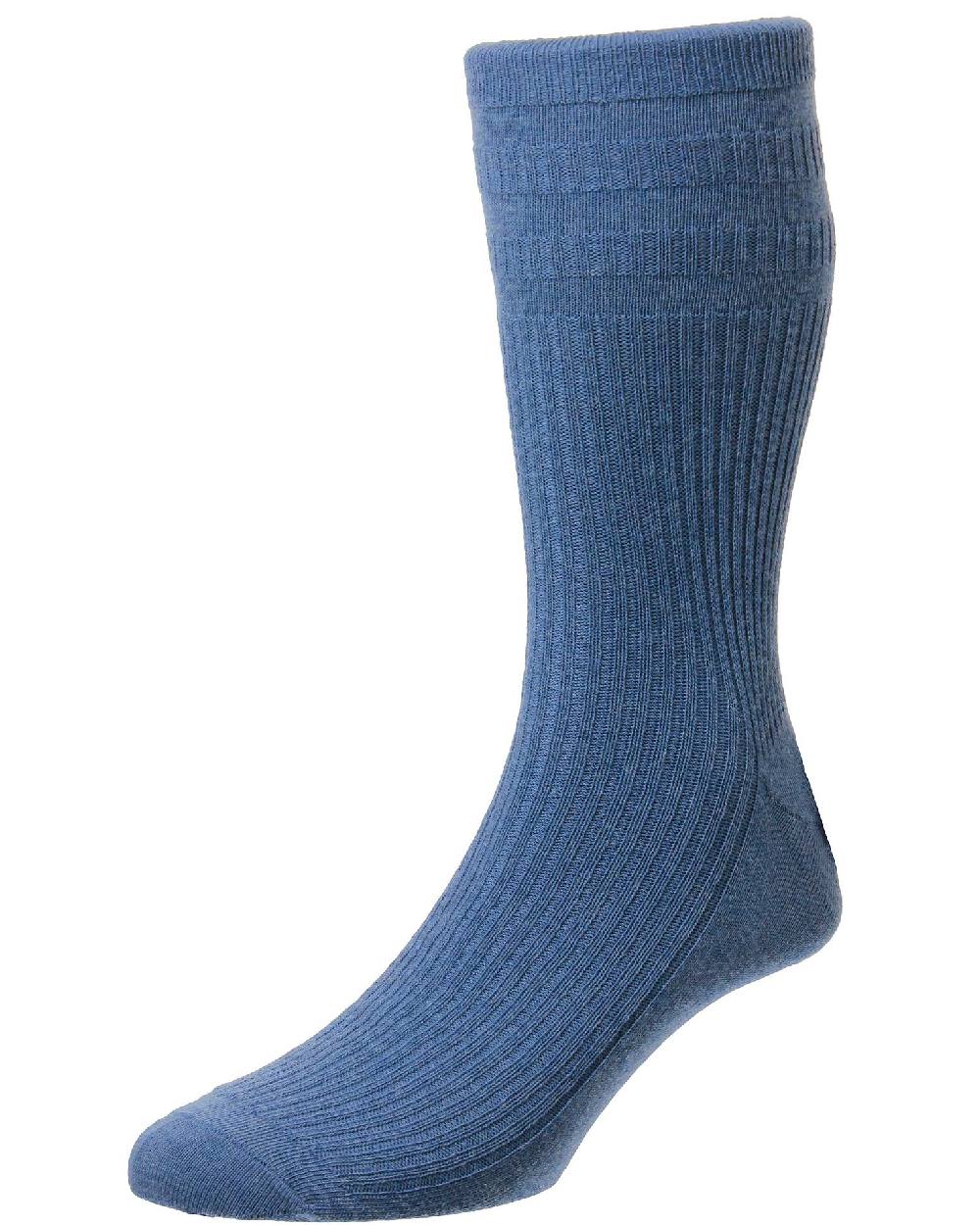 HJ Hall Original Wool Soft Top in China Blue
