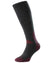 HJ Hall ProTrek Mountain Comfort Top Socks in Navy Red #colour_navy-red