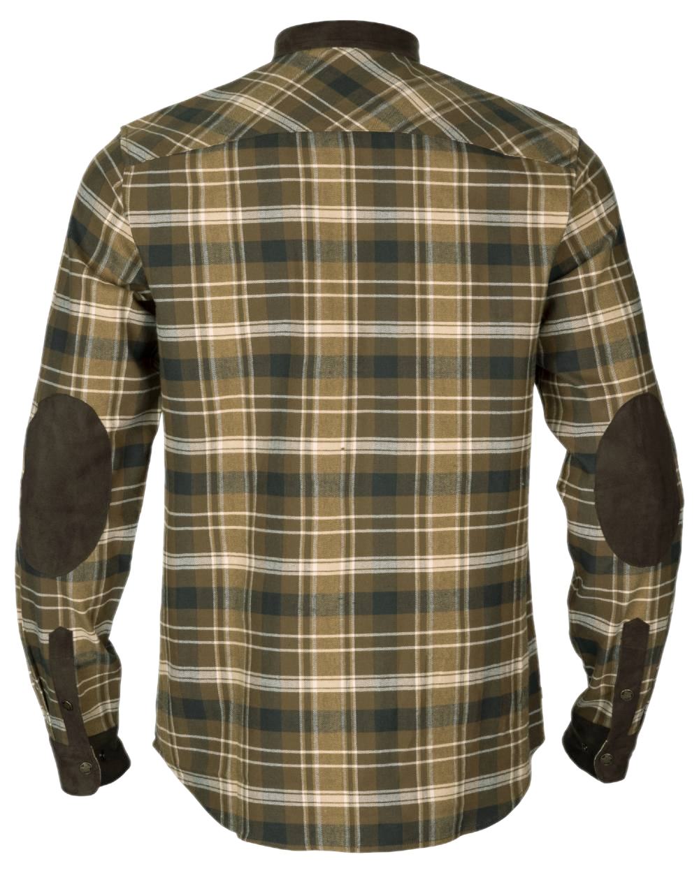 Antique Bronze Coloured Harkila Aivak Long Sleeved Shirt on white background