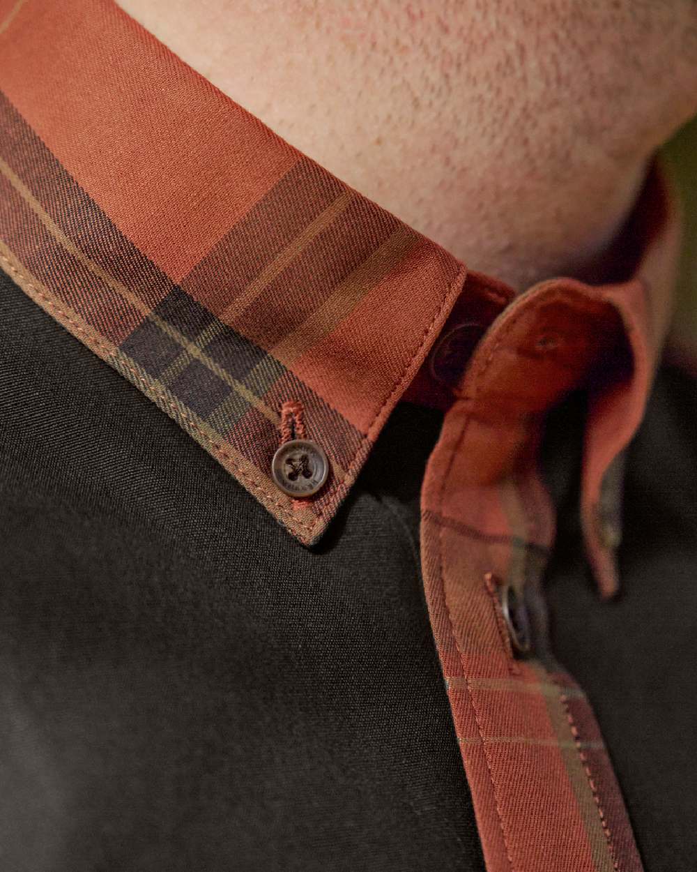 Arabian Spice Coloured Harkila Anker Long Sleeve Shirt on outdoor background