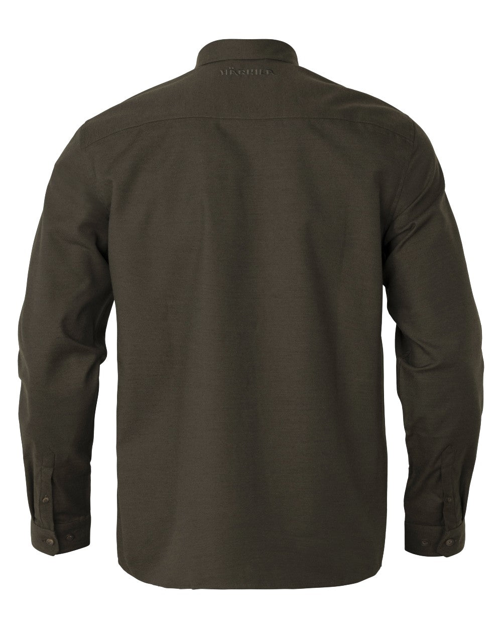 Willow Green coloured Harkila Anniversary Long Sleeve Shirt on white background