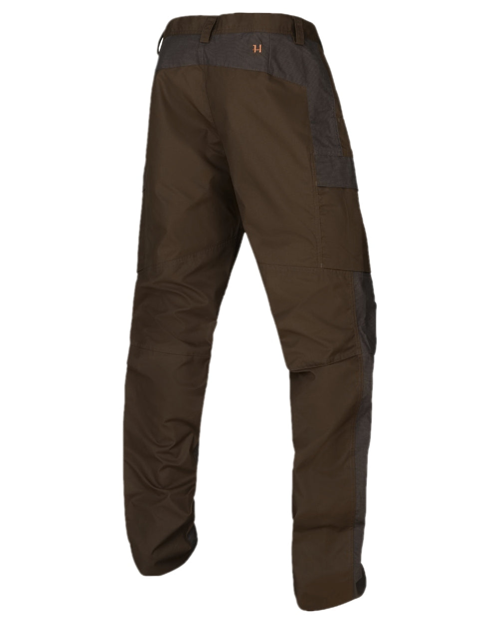 Willow Green Shadow Brown Coloured Harkila Asmund Trousers on white background