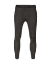 Shadow Brown Harkila Base All Season Side Zip Long Johns on white background #colour_shadow-brown