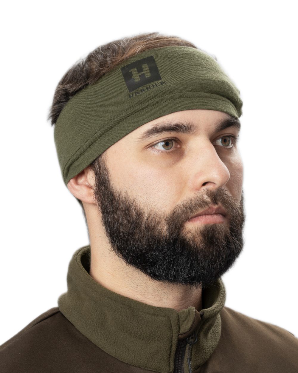Dark Olive Coloured Harkila Base All Season Tubular Limited Edition on white background