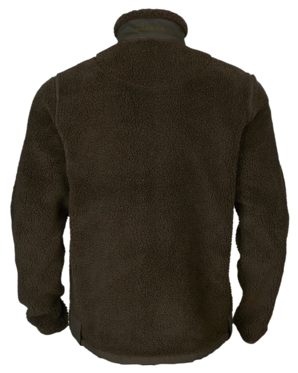 Shadow Grey Willow Green Coloured Harkila Rurik Teddy Fleece on white background