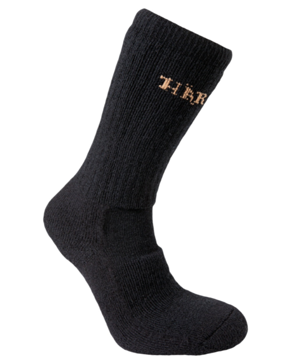 Black Coloured Harkila Dayhiker Socks on white background