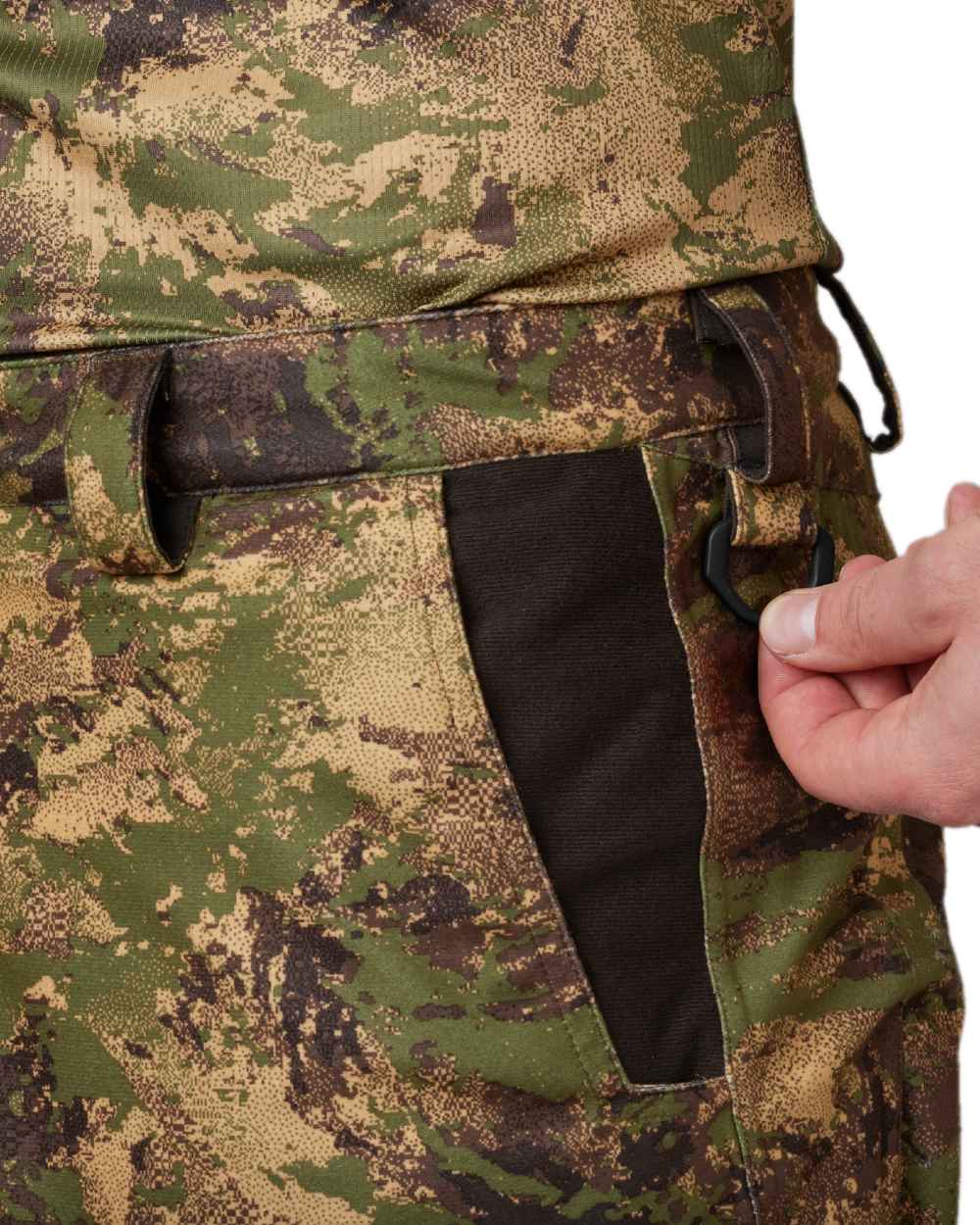 AXIS Forest Coloured Harkila Deer Stalker Camo HWS Trousers on white background