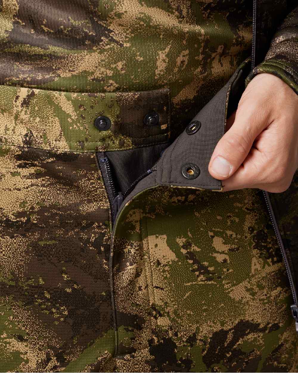 AXIS Forest Coloured Harkila Deer Stalker Camo Light Trousers on white background