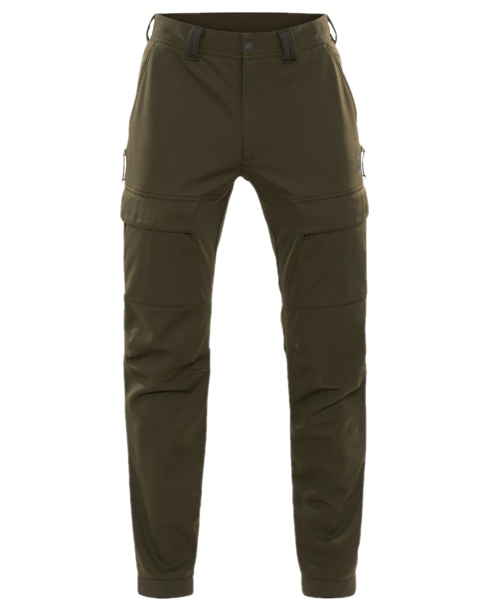 Willow Green Shadow Brown Coloured Harkila Deer Stalker Light Trousers on white background