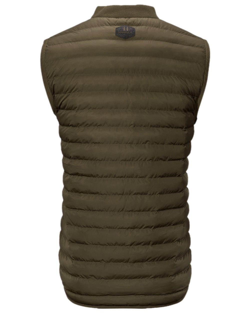 Willow Green Coloured Harkila Driven Hunt Insulated Waistcoat on white background