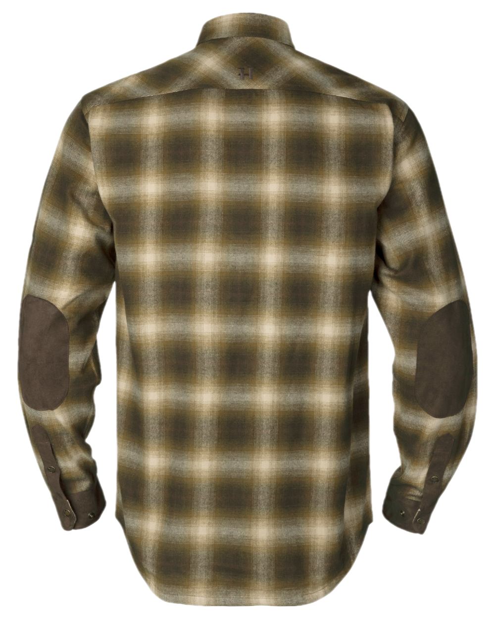 Willow Green Coloured Harkila Folke Shirt Jacket on white background