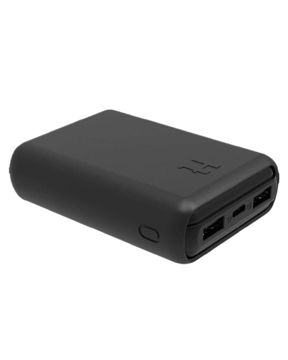 Black Coloured Harkila Heat Power Bank V2 on white background