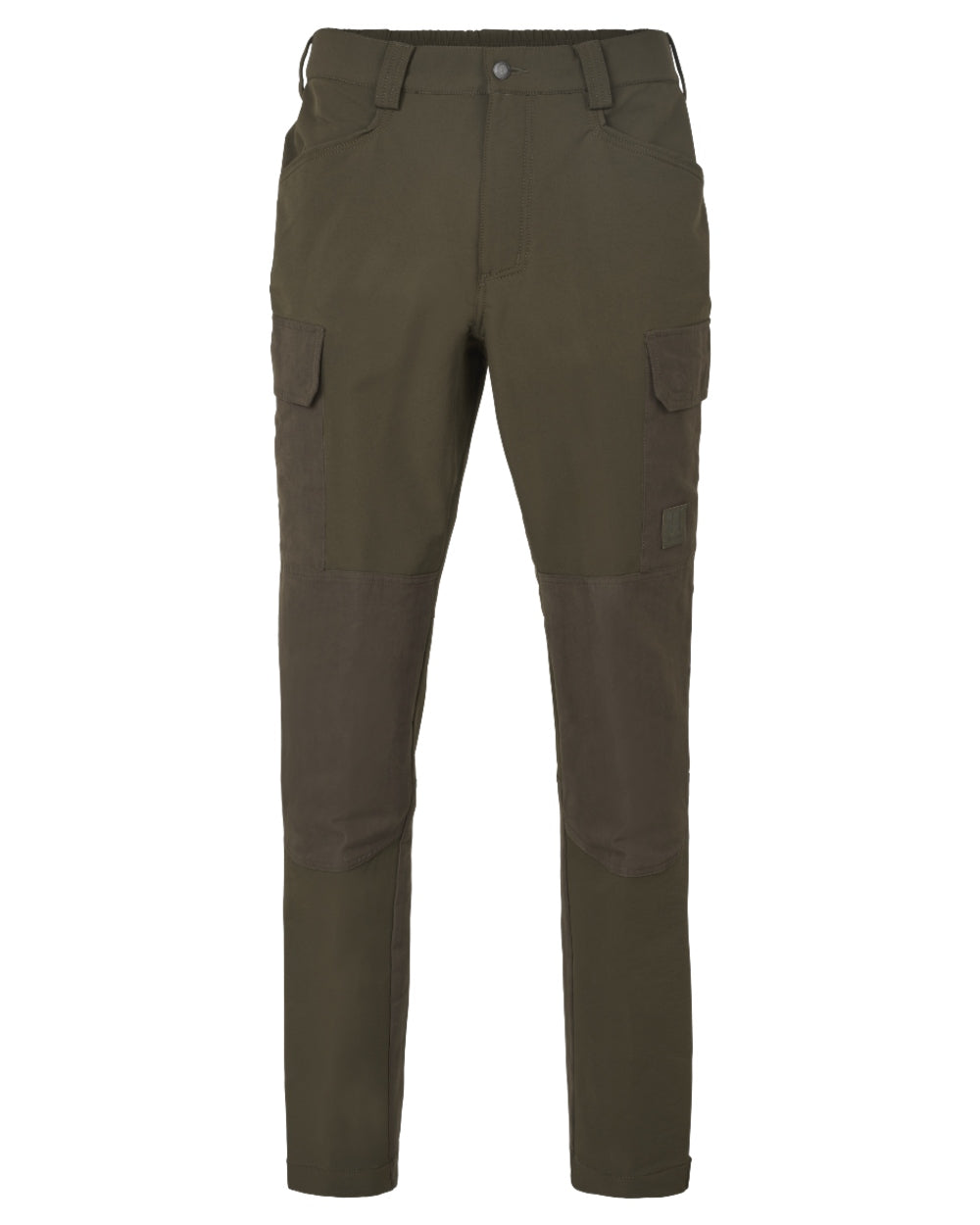Willow Green Brown Coloured Harkila Hill Trousers on white background