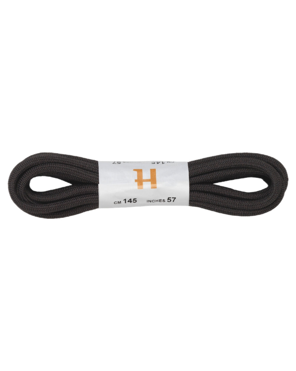 Dark Brown Coloured Harkila Hunting Boots Laces on white background