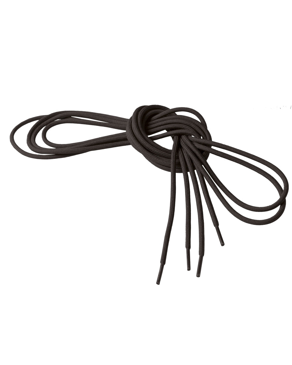 Dark Brown Coloured Harkila Hunting Boots Laces on white background
