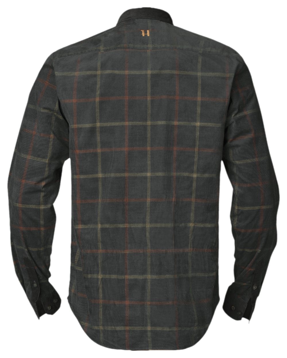 Phantom Coloured Harkila Kaldfjord Corduroy Check Shirt on white background