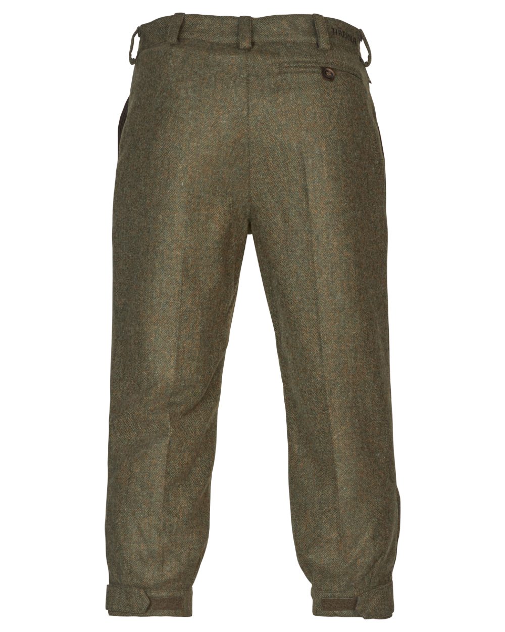 Forest Green Herringbone coloured Harkila Kenmore GTX Breeks on white background