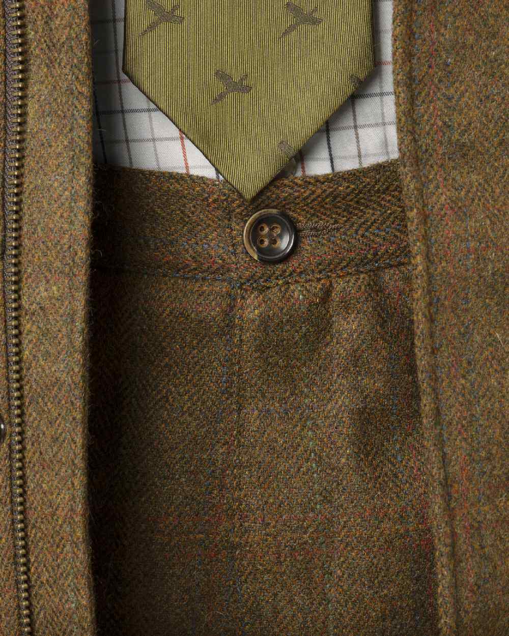 Terragon Brown Coloured Harkila Kenmore GTX Breeks on white background