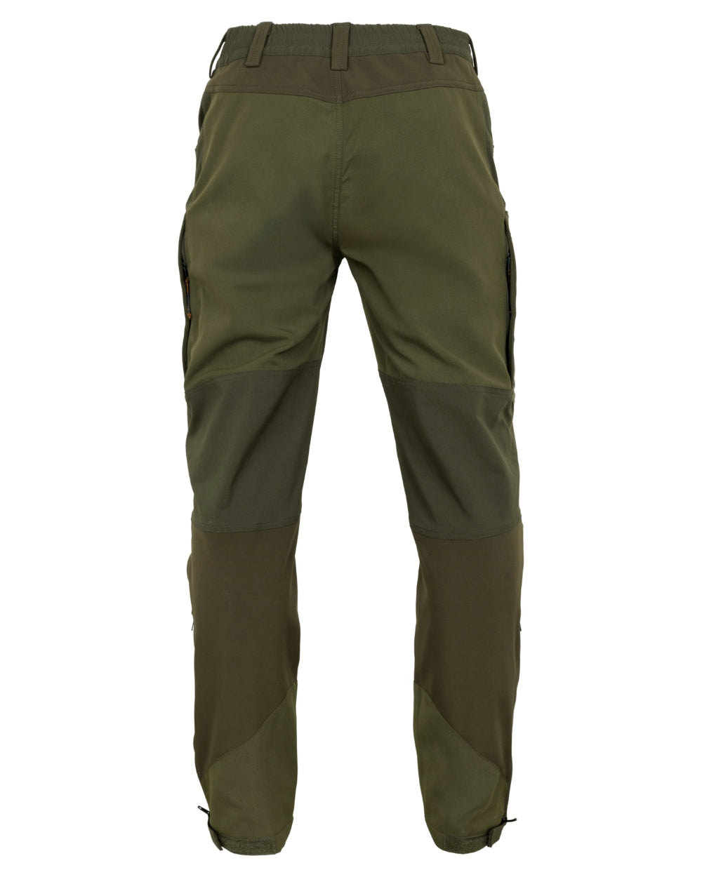 Willow Green coloured Harkila Mens Flex Trousers on white background