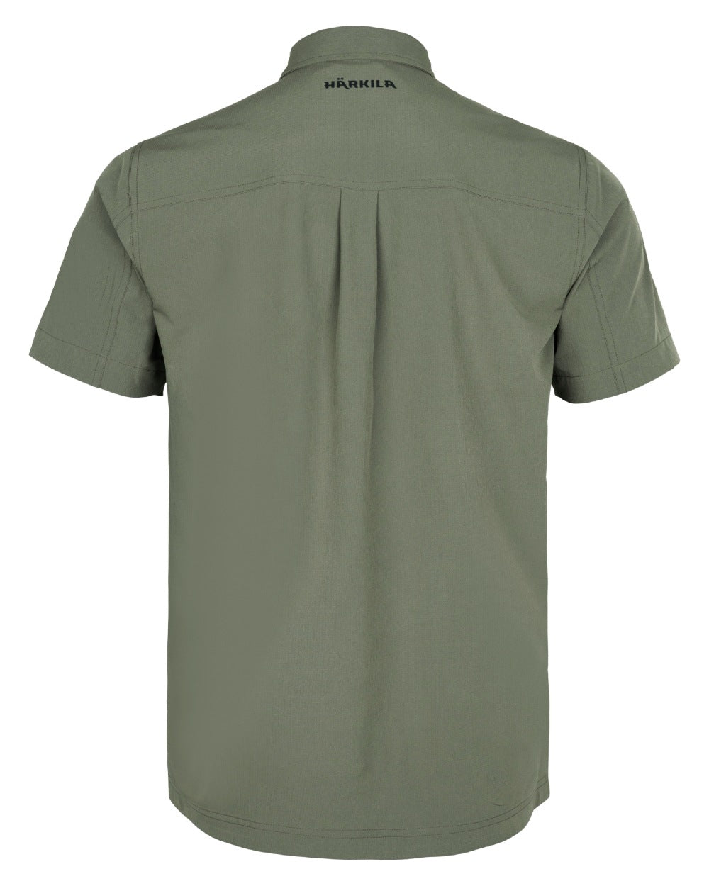 Grape Leaf coloured Harkila Mens Trek Short Sleeve Shirt on white background