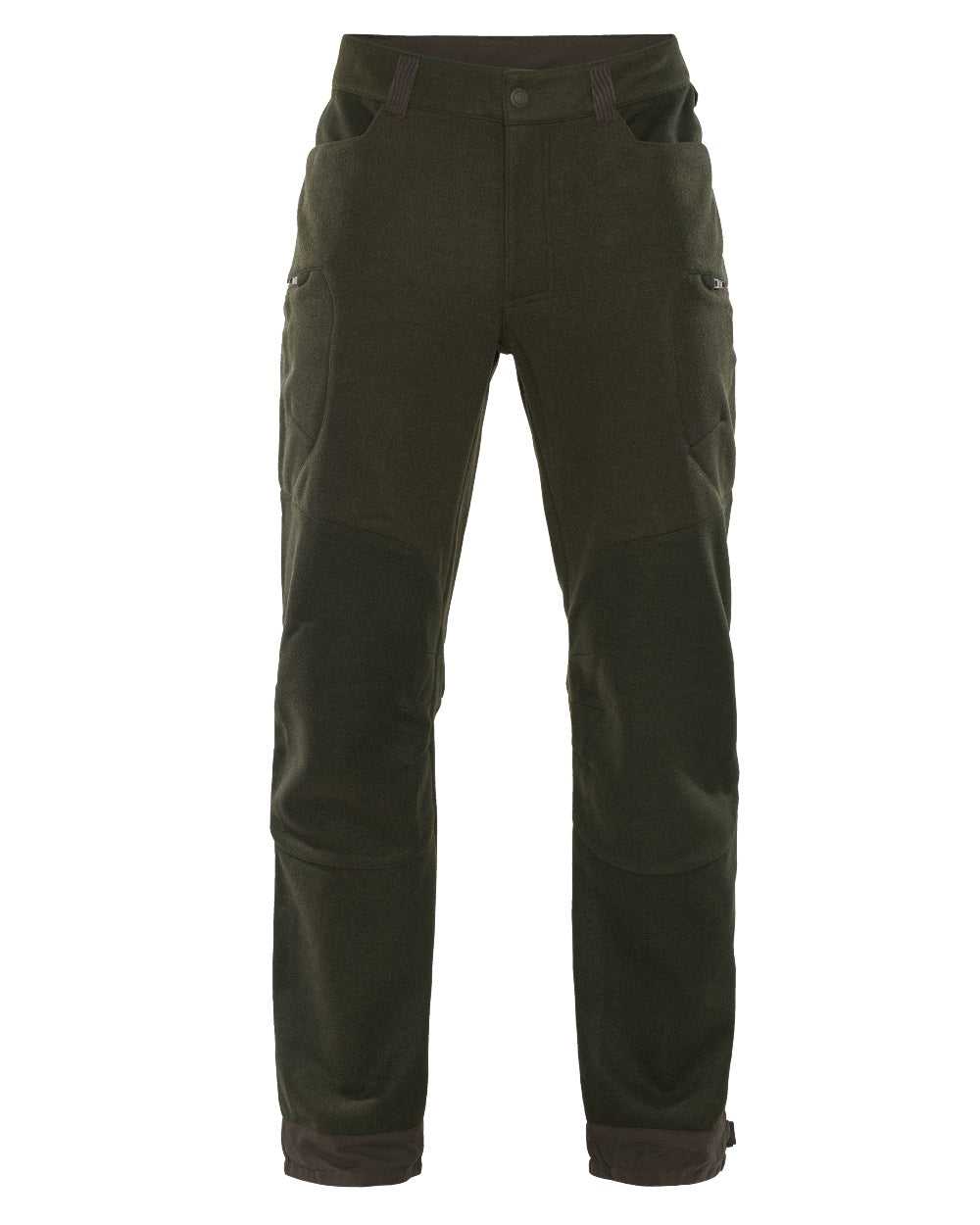 Willow Green Harkila Metso Hybrid Trousers on white background