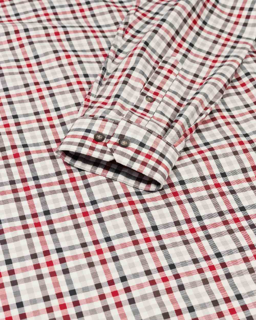 Jester Red Check Coloured Harkila Milford Shirt on white background