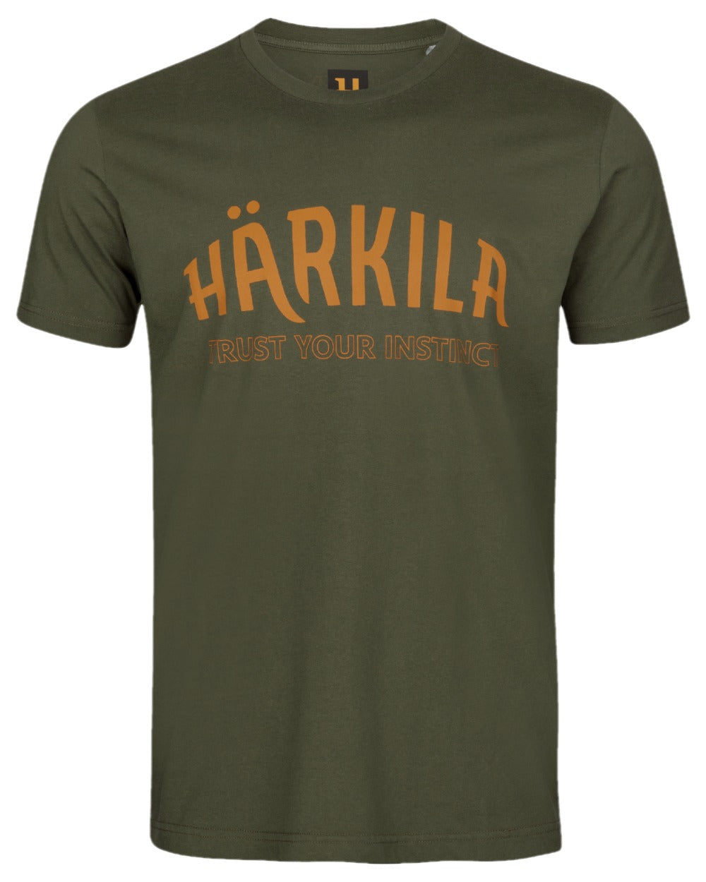 Rosin Coloured Harkila Modi Short Sleeve T-Shirt on white background