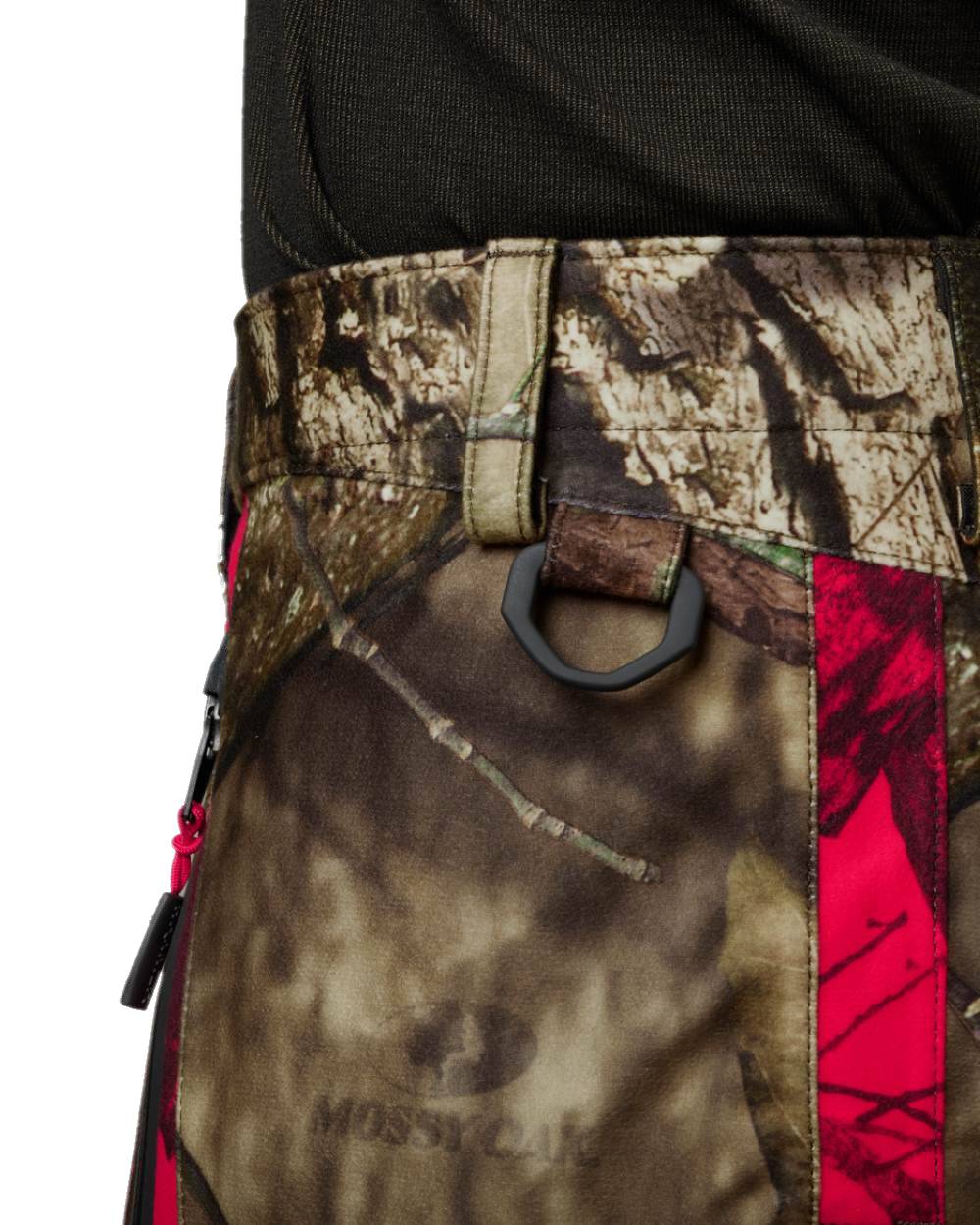 MossyOak Break-Up Country MossyOak Red Coloured Harkila Moose Hunter 2.0 GTX Trousers on white background