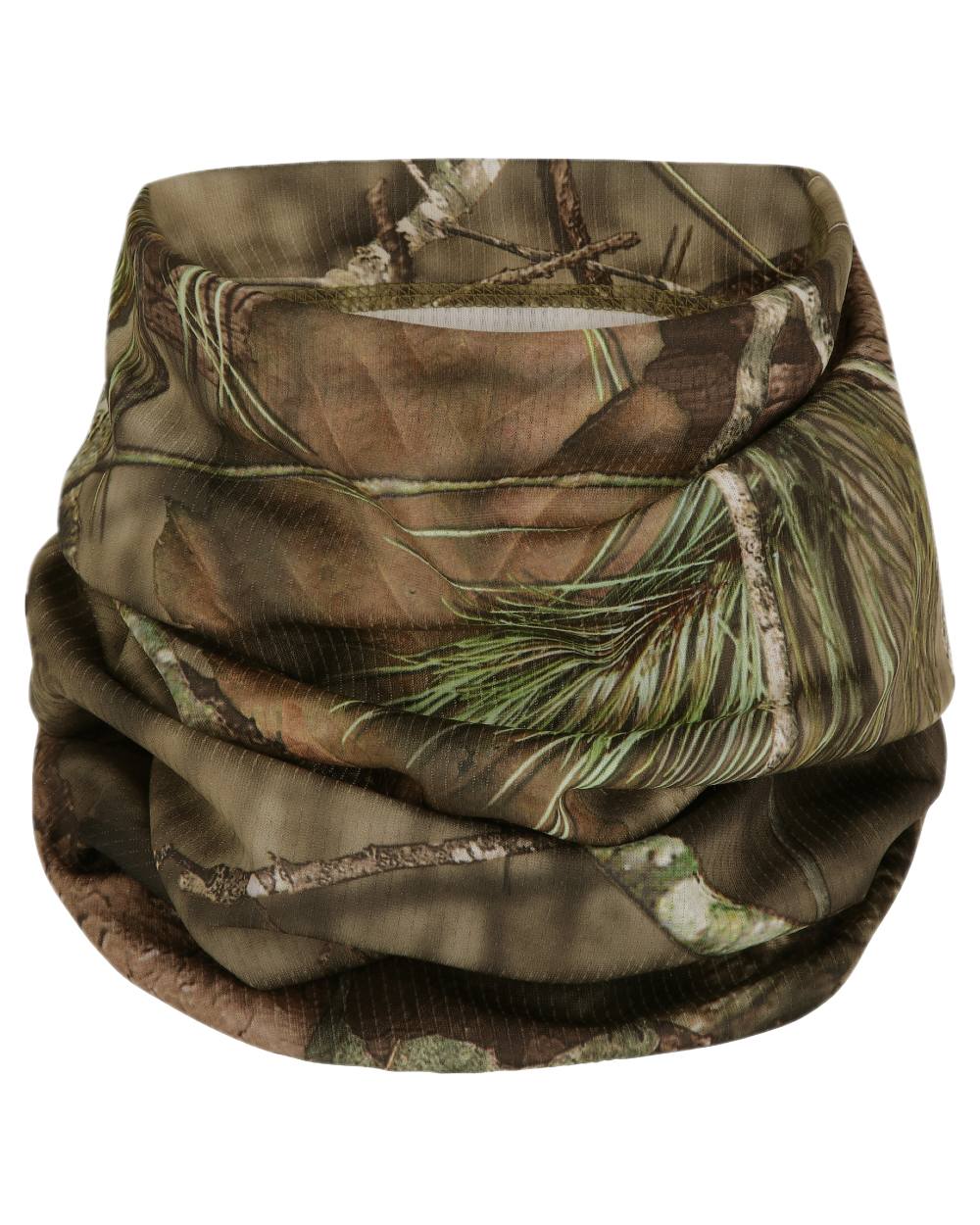 MossyOak Break-Up Country Coloured Harkila Moose Hunter 2.0 Neck Gaiter on white background