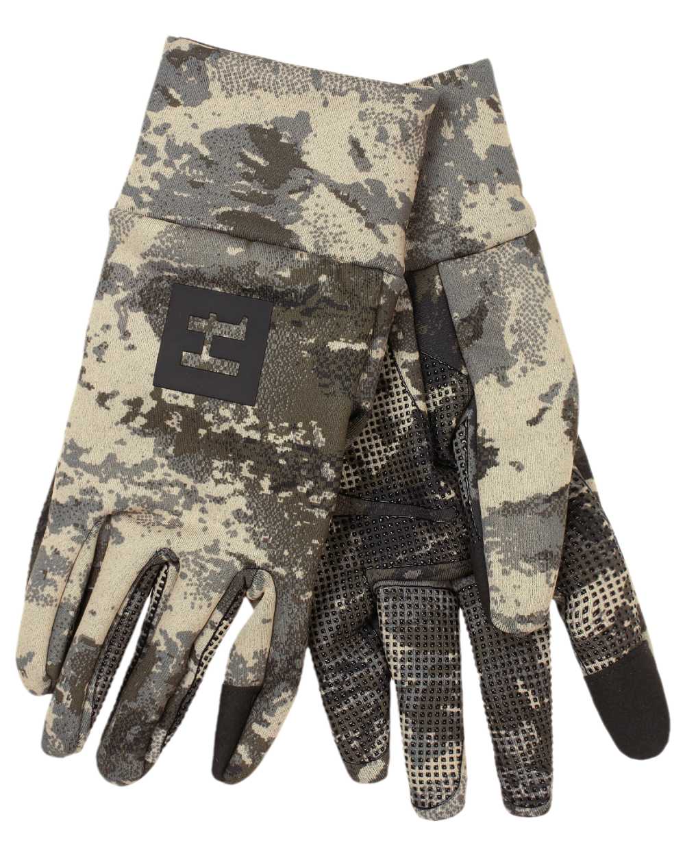AXIS Mountain Coloured Harkila Mountain Hunter Expedition Fleece Gloves on white background