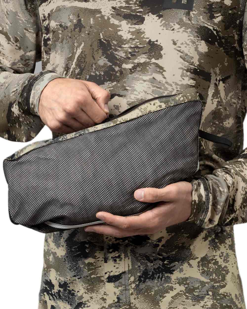 AXIS Mountain Coloured Harkila Mountain Hunter Expedition HWS Packable Jacket on white background