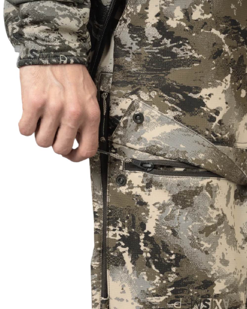 AXIS Mountain Coloured Harkila Mountain Hunter Expedition Light Trousers on white background