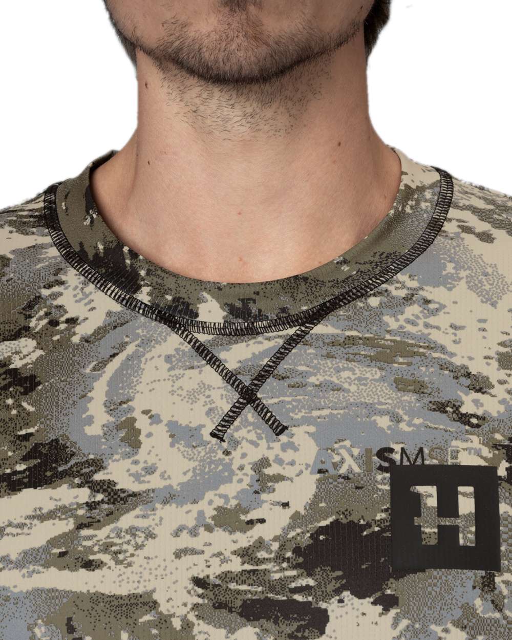 AXIS Mountain Coloured Harkila Mountain Hunter Expedition T-Shirt on white background