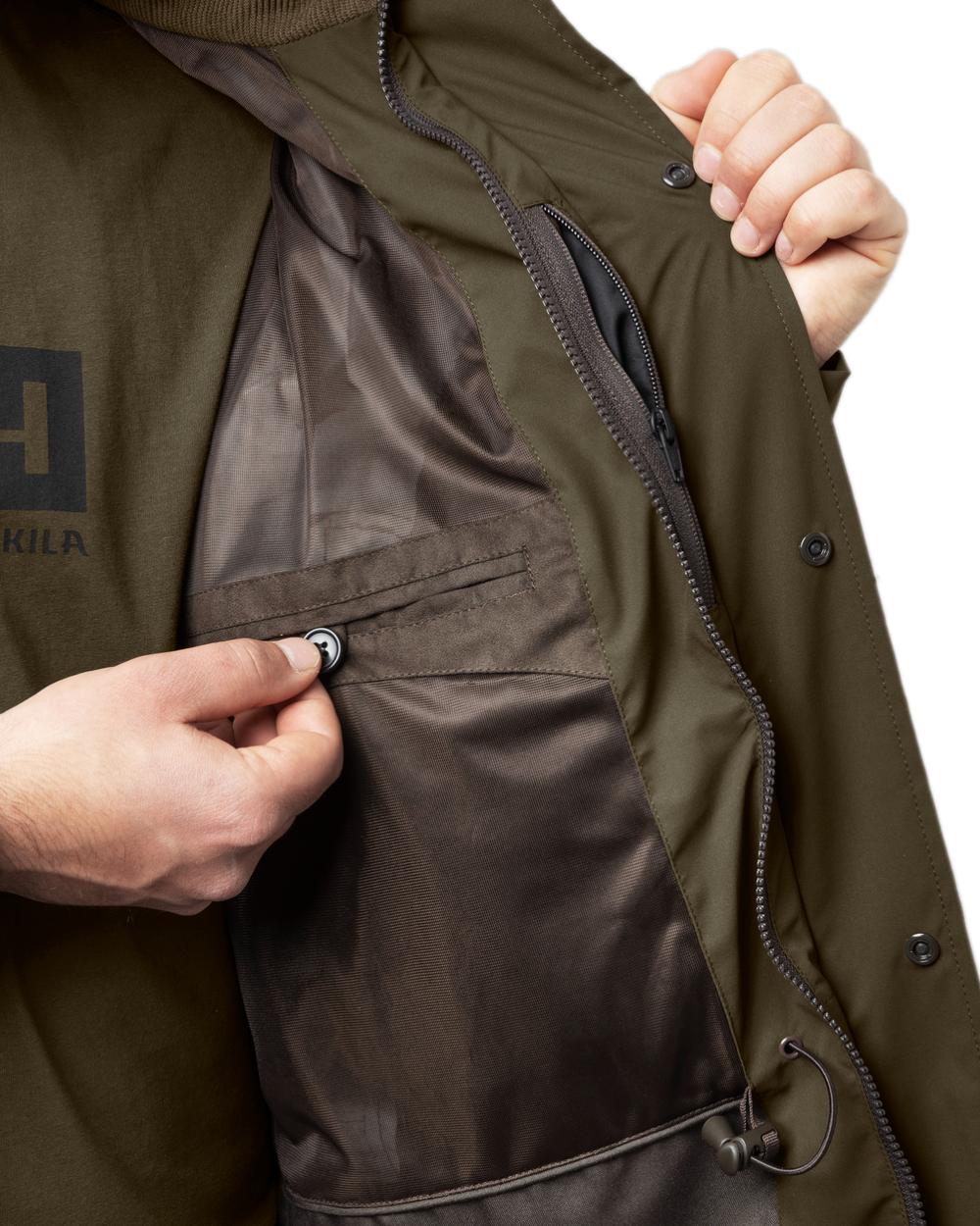 Willow Green Coloured Harkila Orton Tech HWS Jacket on white background