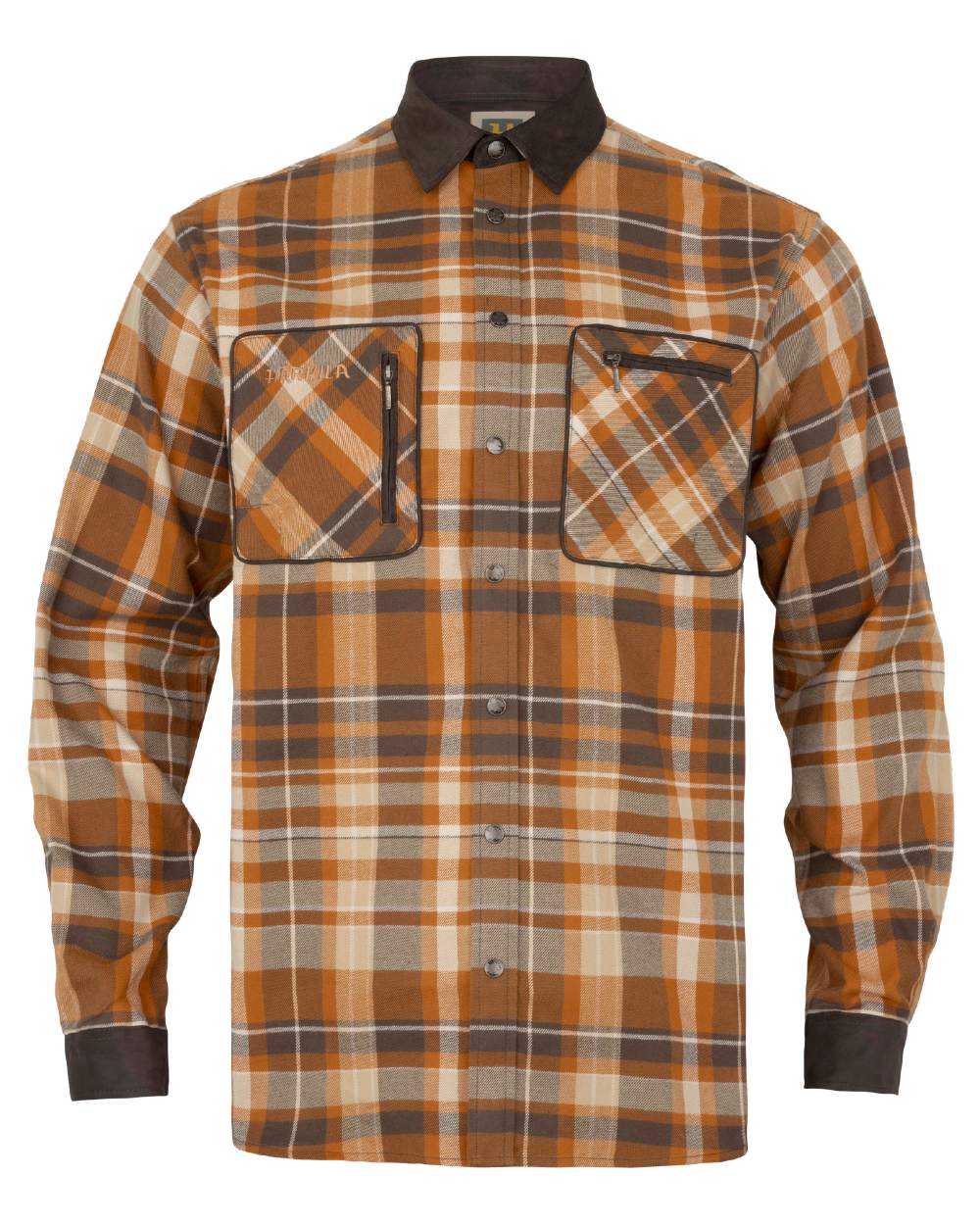 Cornstalk Check coloured Harkila Pajala Check Shirt on white background