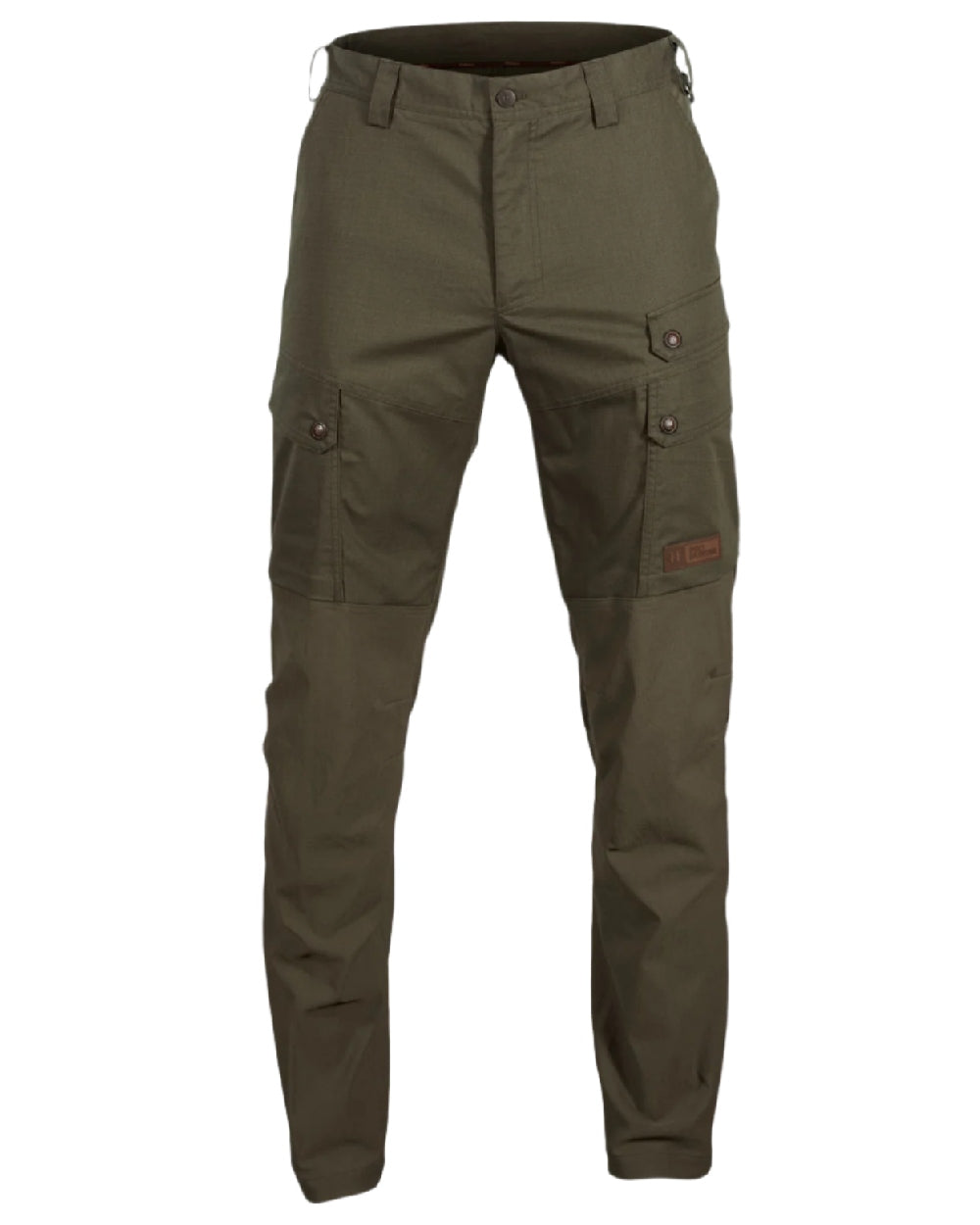 Light Willow Green Coloured Harkila Pro Hunter Light Trousers on white background