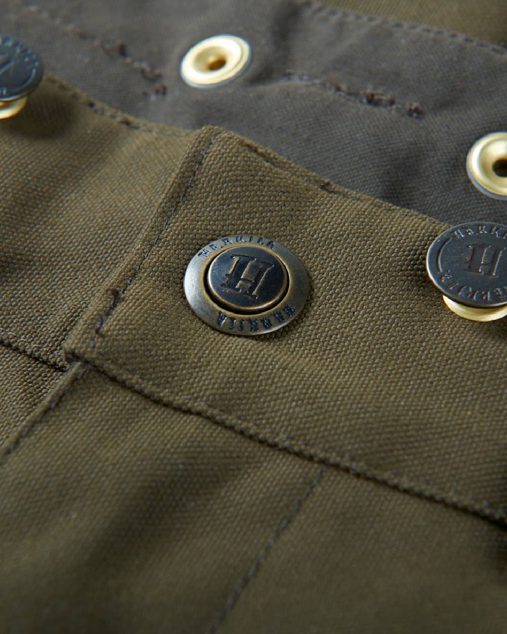 Willow Green Coloured Harkila Pro Hunter Move Trousers on white background