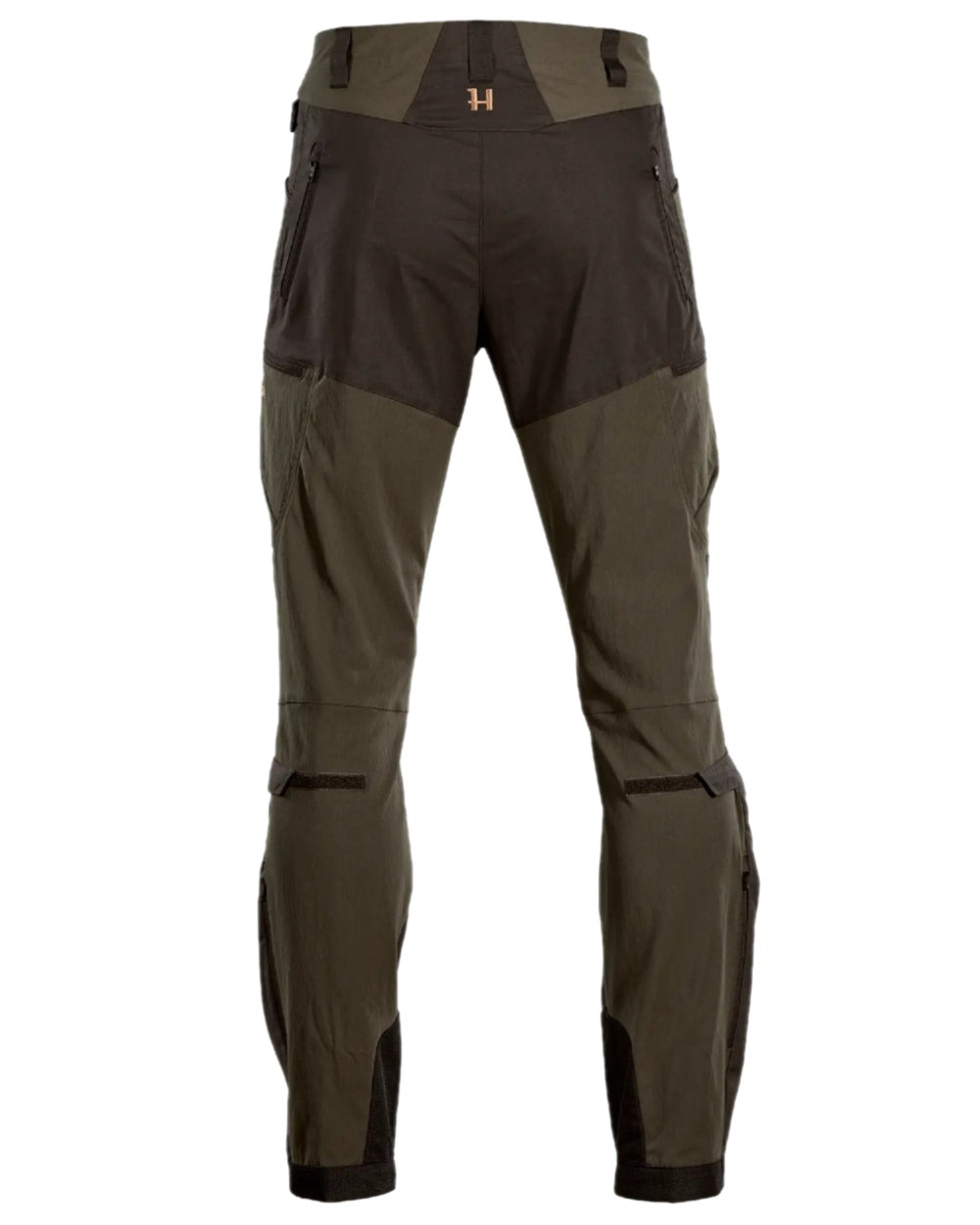 Willow Green Shadow Grey Coloured Harkila Ragnar Trousers on white background