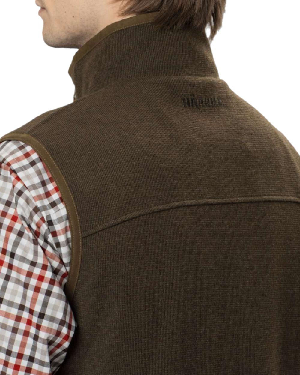Forest Green Coloured Harkila Sandhem Pro Waistcoat on White background
