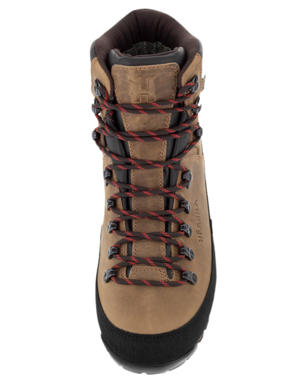 Mid Brown Coloured Harkila Saxnas GTX Boots on white background