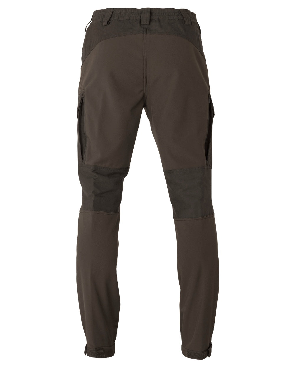 Shadow Brown Deep Brown coloured Harkila Scandinavian Trousers on white background