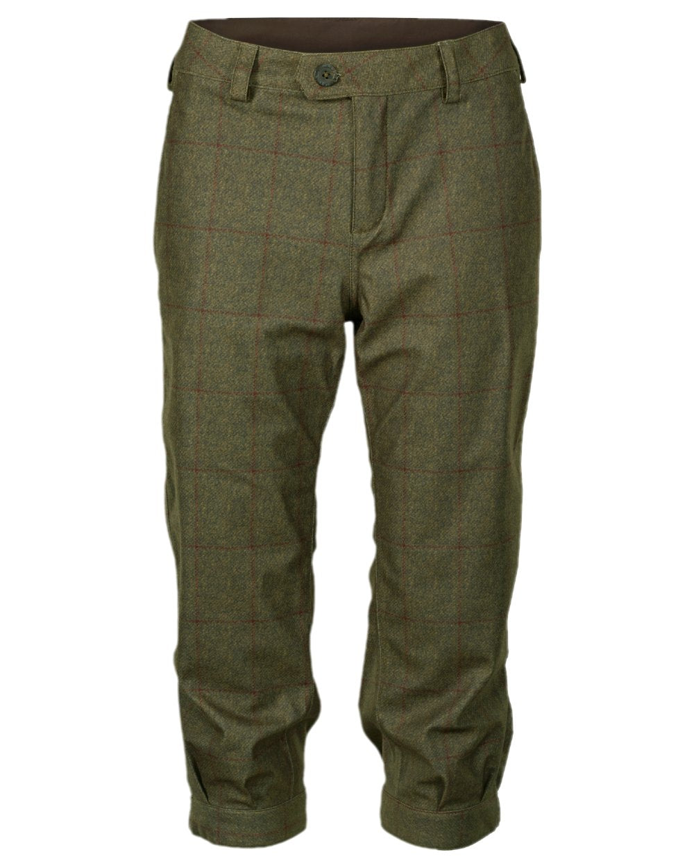 Willow Green Coloured Harkila Stornoway Shooting Ladies Breeks on white background