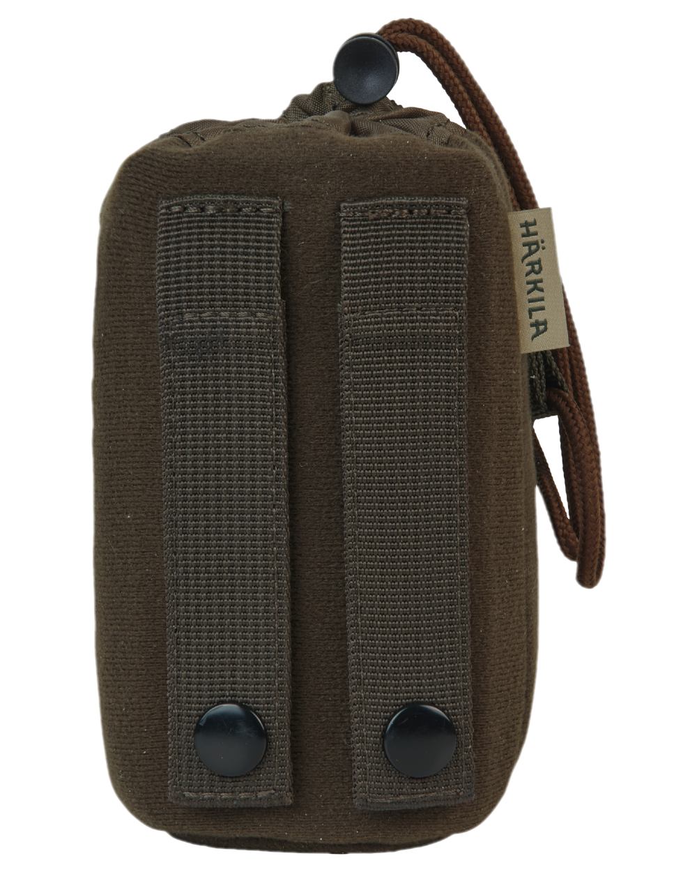 Dark Willow Green Coloured Harkila Thermal Spotter Pouch on white background