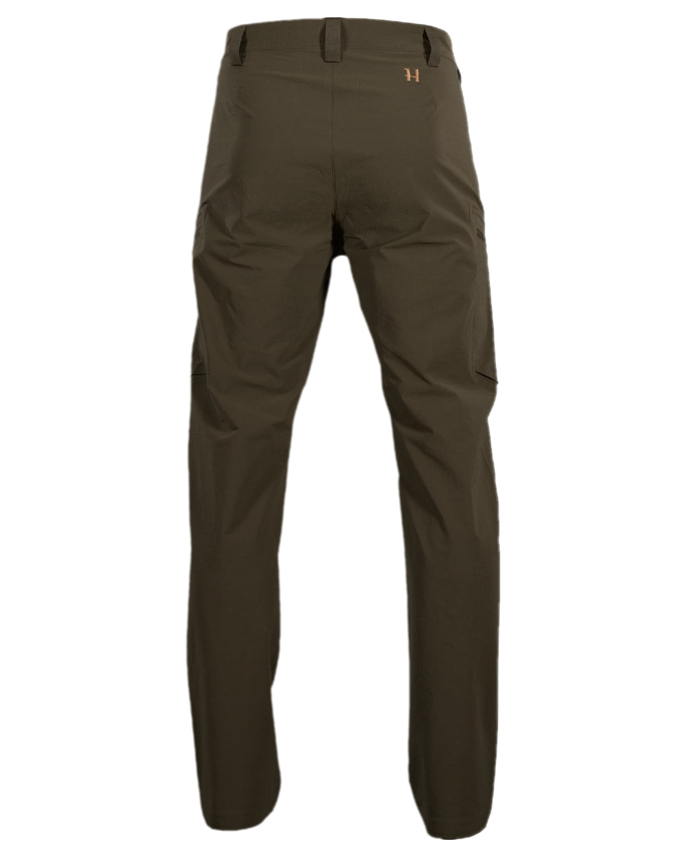 Willow Green Coloured Harkila Trail Trousers on white background